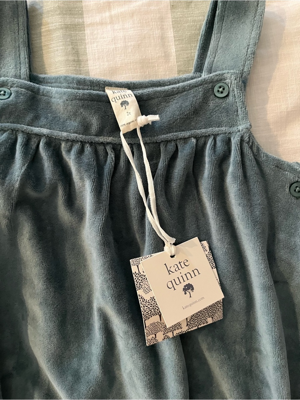 Katie Quinn romper in dusty teal - Picture 2 of 3